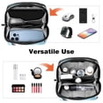 thumbnail image 6 of Seagull Travel Organizer Cable Wire Cord and Cable Charger Bag Waterproof Oxford Cloth Electronic Accessories Storage Case 5.9x9.44x3.14 in, 6 of 6