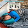 thumbnail image 2 of BreezCamp Ultralight Inflatable Camping Pillow - Compact, Ergonomic for Neck & Lumbar Support | Ideal for Hiking, Backpacking, 2 of 8