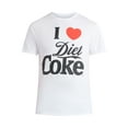 thumbnail image 5 of Coca-Cola Men's and Big Men's I Heart Diet Coke Graphic Tee, Sizes S-3XL, 5 of 5