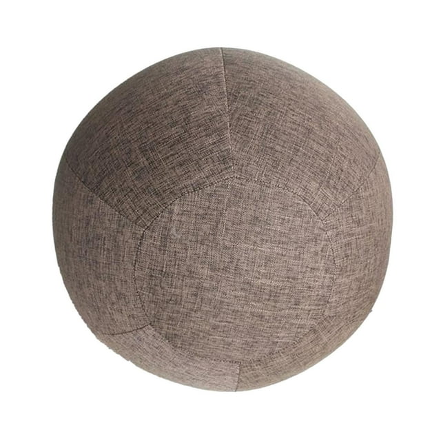 S SERENABLE Housse de Balle d'Exercice 55cm Housse de Balle de Pilates Housse de Chaise de Balle d'Exercice Housse de Protection de Balle de Gym Pilates Café