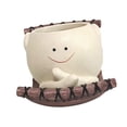 thumbnail image 3 of Plantilla colgante Organizador de macetas de maceta pequeña Cartoon Smile Flower Poten de maceta para la ventana de la ventana del estante interior y Estilo G, 3 of 8
