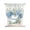 Blue,Gray, variant on Hydrangea Eucalyptus Tie Up Curtains for Kitchen Windows,Adjustable Rod Pocket Valance 45 Inch Short, Summer Botanical Vintage Beige Window Treatment Balloon Roman Blind Shade, 42" x 45"