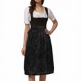 thumbnail image 2 of German Oktoberfest Women's Laced Half Apron Bavarian Traditional Cosplay For Party Dress Up, 2 of 8