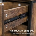 thumbnail image 2 of Eclife Freestanding Cabinets with 3 Drawers, Wood Frame, Space Saver, Organizer, White, 2 of 6