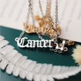 thumbnail image 3 of Ruiboury Pack of 3 Metal Necklace Decorative DIY Prop Elegance Rustproof Layered Jewelry Lightweight Letters Design Charms Pendent Type 1, 3 of 8