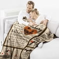 thumbnail image 4 of Wedding for Her Him Wife Husband Couple Happy Anniversary Throw Blanket for Mom Dad Parents Soft Fleece Flannel Marriage Blanket for Girlfriend Boyfriend Hubby Wifey Lover 50x60, 4 of 6