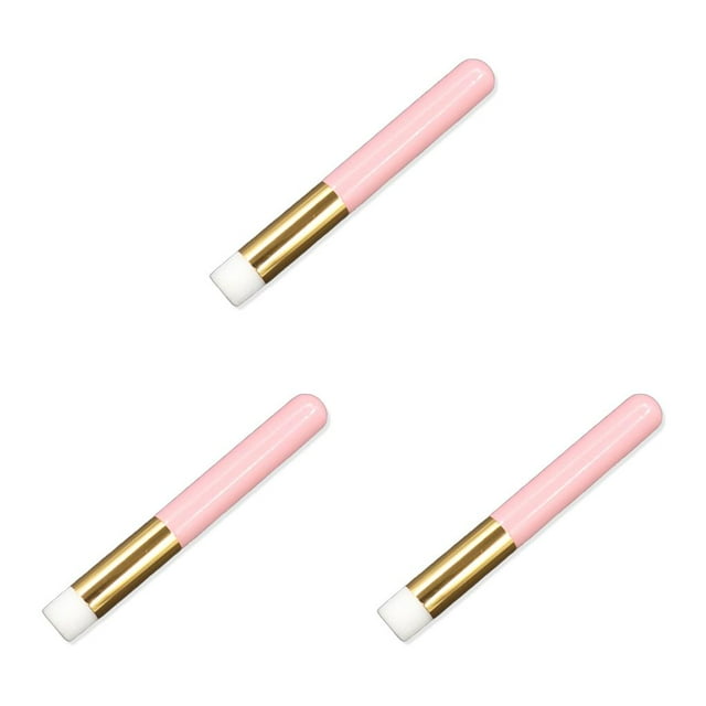Vogacara Champú de pestañas para extensiones de pestañas, cepillos para la nariz, limpiador, mango acrílico, herramientas de belleza, Type1 NO1