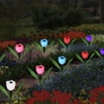 thumbnail image 1 of Luz Solar Tulipán 6pcs ANGGREK Decoración Jardín LED Color, 1 of 7