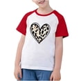 thumbnail image 2 of Rbaofujie T-Shirts Graphiques pour Fille Col Rond Manches Courtes Mignons Hauts d'Été T-Shirts, 2 of 9