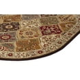 thumbnail image 5 of Elegance Traditional 6.7' x 9.6' Oval Multi-Color Polypropylene Indoor Area Rug, 5 of 6