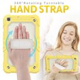 thumbnail image 5 of TECH CIRCLE Bumper Case for Samsung Galaxy Tab A7 (SM-T500) Tablet 10.4" 2020 Version, Shockproof Protective Cute Kids Case with Screen Protector & Hand Strap & Kickstand & Shoulder Strap, Yellow, 5 of 7