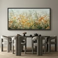 thumbnail image 6 of Large Framed Canvas Print Colorful Baby's Breath Flowers Wall Art Decorative Ready to Hang Painting for Living room Bedroom - 60"x30" Black Frame, 6 of 9