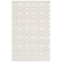 SAFAVIEH Marbella Iairos Diamond Area Rug, Ivory/Black, 8' x 10'