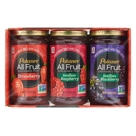 Product of Polaner All Fruit with Fiber Jelly, 3 pk./15.25 oz. [Biz