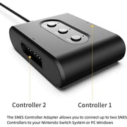MAYFLASH SNES Controller Adapter for Switch/OLED Model & PC Windows SNES Adapter MF105