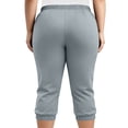 thumbnail image 6 of RYRJJ Capri Pants for Women Casual Pull On Strech Yoga Capris Work Jeggings Plus Size Workout Athletic Cropped Pants with Pockets(Gray,XXXL), 6 of 8