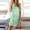 A0985-Green, variant on CALAFEBILA Women Dresses on Sleeveless Floral Mini Sun Dress Vintage Breathable Tank Dress Short Dresses for Junior