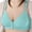 Light Blue, variant on skpabo Women Push Up Bra Corset Bra Middle-Aged And Elderly Underwear Large Size Non-Steel Ring Bra Mother Vest Front Open Buckle Deep V Thin Section Underwear Bra