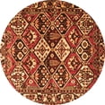 thumbnail image 1 of Ahgly Company Indoor Round Persian Orange Traditional Area Rugs, 7' Round, 1 of 1