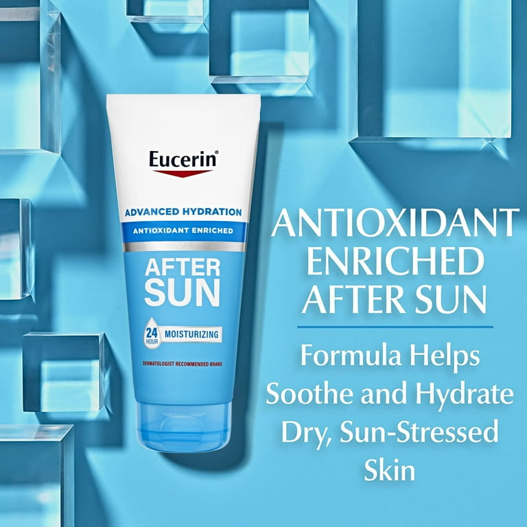Eucerin Advanced Hydration Body Moisturizing After Sun Lotion, 6.8