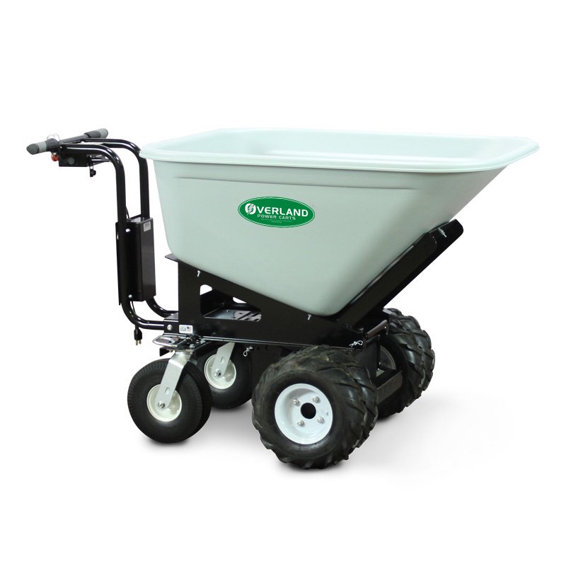 Overland Electric Powered Wheelbarrow 10 Cu. Ft. Hopper