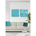 thumbnail image 4 of MuralMax Home Family Blessing Inspirational Bible Verse - Canvas Lovebird Tree Wall Decor - Memorable Gifts For Mom, Dad, Grandma & Grandpa Parties - Color Aqua Set of 2 - Size-20x20, 4 of 6