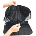 thumbnail image 4 of Bolsa de viaje para artículos de aseo colgante Freegrace Premium, de nailon negro, 4 of 6