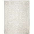 thumbnail image 2 of SAFAVIEH Micro-Loop Asteria Floral Bordered Wool Area Rug, Light Grey/Ivory, 8' x 10', 2 of 9