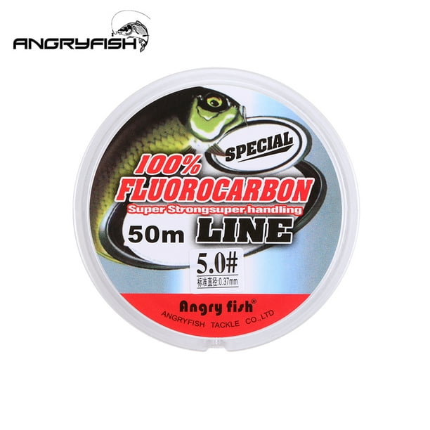Fluorocarbon Fishing Line 50m Transparent Super Strong Carbon Fishing Line  50 Meters 