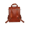 thumbnail image 4 of Handmade Brown Leather Laptop Backpack., 4 of 5