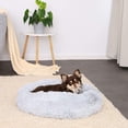 thumbnail image 2 of Cesta redonda para perros Cojín para gatos Cesta para donuts Ø 50 cm Dimensión exterior Gris claro JM, 2 of 5