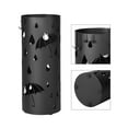 thumbnail image 3 of Metal Umbrella Stand with Drip Tray - 4-Hook Organizer for Entryway, Rust-Resistant Steel, Multi-Purpose Use, Ink Black, 3 of 6