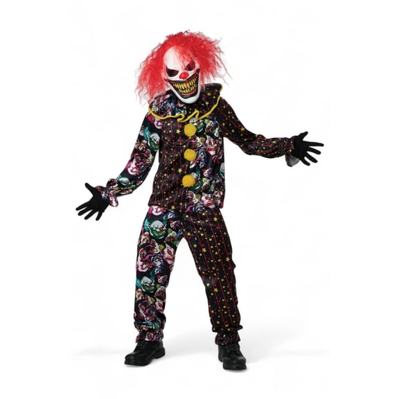 Killer Smile Clown Child Costume