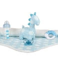 thumbnail image 4 of JC Toys La Newborn All-Vinyl-Anatomically Correct Real Boy 15 Baby Doll in Blue and Deluxe Accessories, Designed by Berenguer., Blue - Dots, Model:18064, 4 of 5