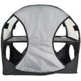 thumbnail image 5 of Pet Life PTT7GYBK Kitty Play Pet Cat House, Grey & Black - One Size, 5 of 6