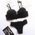 thumbnail image 2 of Ensemble de Soutiens-Gorge Rembourrés Aguichant Rehausseur pour Femmes Lingerie en Dentelle, 2 of 4