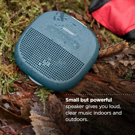 Bose - SoundLink Micro Portable Bluetooth Speaker with Waterproof Design - Stone Blue