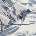 thumbnail image 6 of Bohogeo Linen Curtains for Living Room 84 inch Length Leaf Print Botanical Sheer Curtains Natural Texture Soft Touch Light Filtering Privacy Protect Drapes, Blue, 55" Wide, Set of 2 Panel, 6 of 6