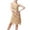 Or, variante sur Alvivi Robe Vintage des Années 1920 pour Femme à Franges, Bretelles Spaghetti, Style Flapper à Pampilles, Robe de Cocktail pour Fête, Or S
