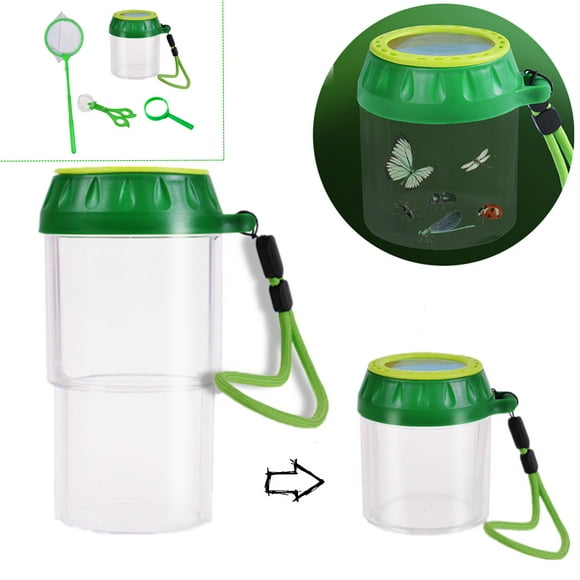 WJSXC Bébé Toys Jeu, Bu-g Catcher - B-ug Kit de Capture Kit de Capture d'Insectes Bu-g Toys Enfants Exp-lorer Kit d'Exploration en Plein Air Bu-g 3 4 5 6 7 8