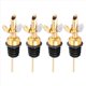 thumbnail image 3 of Weighted Stainless Steel Pourers, Auto Flip Olive Oil Dispenser Spout, Balsamic Vinegar Pour Spouts 4Pcs, 3 of 5