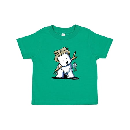 

Inktastic Westie Fishing Buddy Gift Baby Boy or Baby Girl T-Shirt