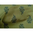 thumbnail image 4 of oneOone Cotton Poplin Fabric Leaves & Floral Block Printed Craft Fabric BTY 42 Inch Wide, 4 of 4