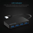 thumbnail image 5 of 5Gbps de Alta Velocidad USB 3.0 Hub 4 Puertos Adaptador Divisor USB para PC Fuente de AlimentacióN para Computadora PortáTil, 5 of 5