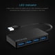 thumbnail image 5 of 5Gbps de Alta Velocidad USB 3.0 Hub 4 Puertos Adaptador Divisor USB para PC Fuente de AlimentacióN para Computadora PortáTil, 5 of 5
