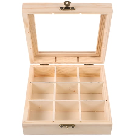 ACDANC Tea Bag Countertop Holder Restaurant Coffee Organizer Compartment Tea Box