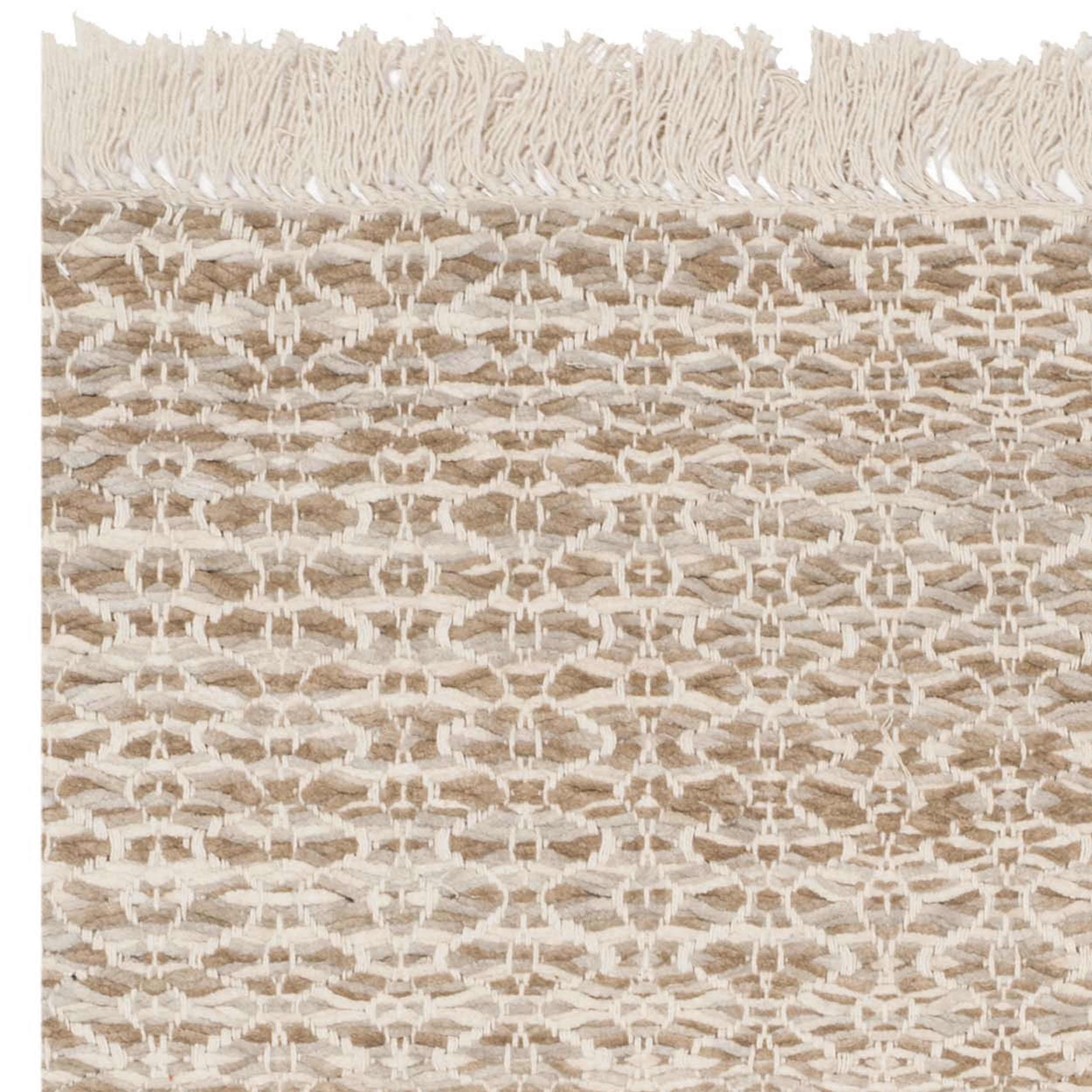 Safavieh  Handmade Boston Aletha Coastal Cotton Rug with Fringe 3'  x  5' 3' x 5' Indoor Living Room,Bedroom Rectangle