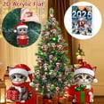thumbnail image 6 of Cat Advent Calendar 2025 with 24 Cat Figurines Christmas Holiday Cat Ornaments for Tree Home Décor Cat Owners Acrylic Kitten Pendant Countdown Calendar Animal Lover Gift, 6 of 9