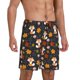 thumbnail image 2 of Balery Autumn Fox Pantalones cortos de pijama de punto de algodón para hombre con cinturilla y bolsillos-XX-Large, 2 of 6