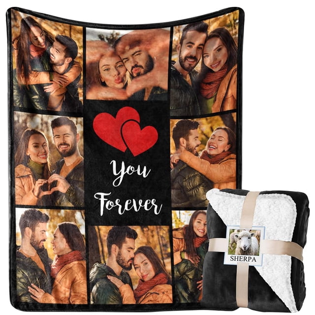 Manta de forro polar sherpa personalizada de Blanket Yoltotude